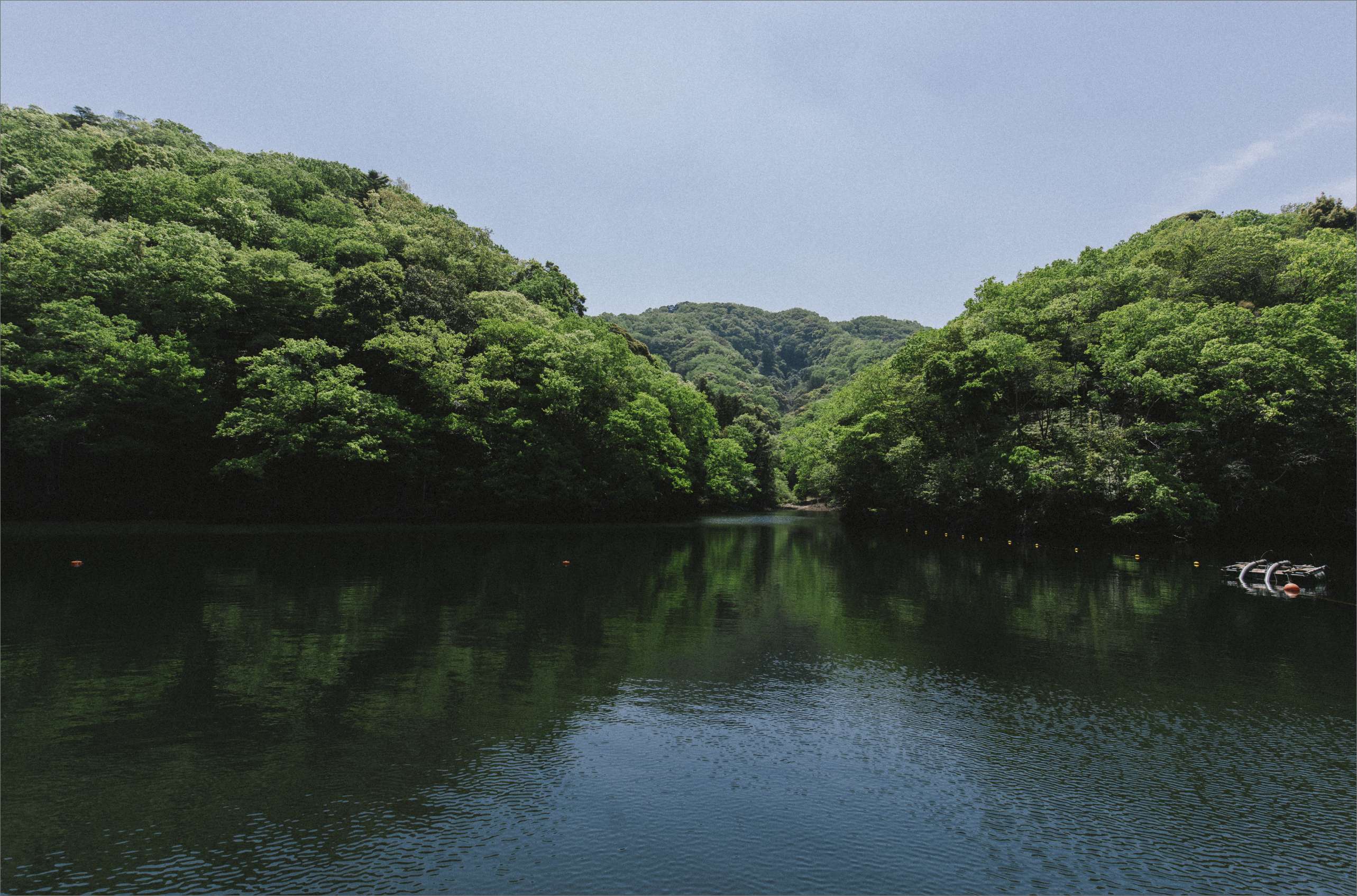 空と川の写真