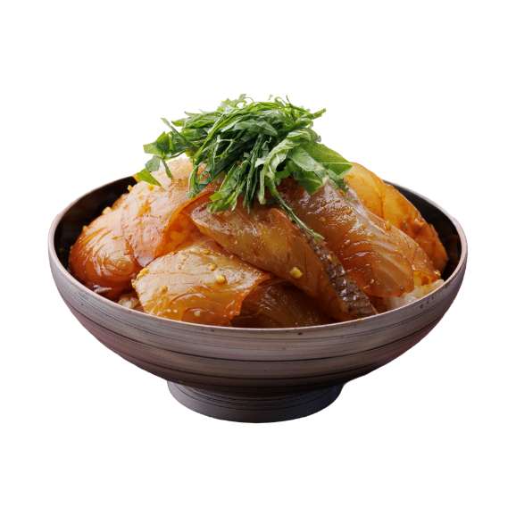 さしみ醤油の漬け丼のイメージ写真