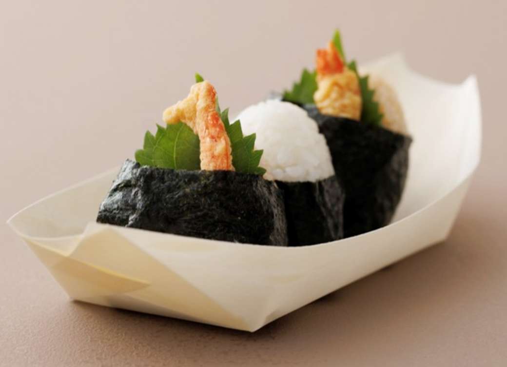 大葉天むすと塩むすびのイメージ写真