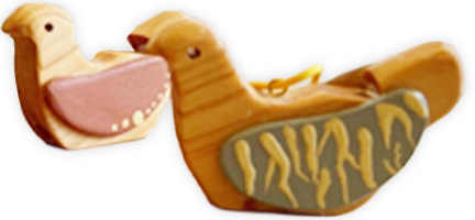 鳩のオブジェ